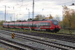 VBB-Hamster 442 818 stand am 06.11.2022 im Rostocker Hbf abgestellt.