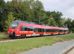 442 852 als S1(Warnem�nde-Rostock)bei der Einfahrt in Rostock L�tten Klein.16.08.2026