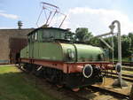 Bevor die L22 ins Eisenbahnmuseum Gramzow kam,fuhr diese einst in Berlin auf der Güterbahn Oberschöneweide-Rummelsburg.Aufnahme vom 27.Juni 2020.
