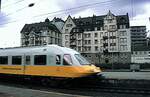 403 (Donald Duck) Lufthansa-Express in Mainz am 29.04.1983.
