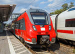 Der dreiteilige Bombardier Talent 2 - 442 112 / 442 612 der DB Regio fhrt am 23.09.2020, als RB 41 (Kirchhain(Bz.