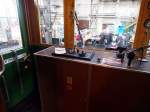 Fahrerstand des ET 188 514 im Bw Dresden Altstadt am 17.04.2015.