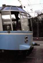 491 001-4, der Gläserne Zug, in Geislingen an der Steige am 30.03.1982.