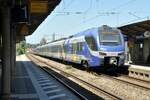 BRB ET 315 Flirt 1430 von Stadler in Prien am 14.08.2022.