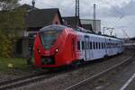 Am grauen 31 M�rz 2026 verlasst DB 1440 012 V�lklingen als RE nach Trier und Koblenz.