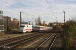 Nachschuss von 401 508-7  Lichtenfels  am Heimeranplatz in Mnchen.