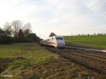 401 004-7 „Mhldorf am Inn“ als ICE 789 Hamburg - Mnchen bei Fahlenbach.