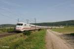 Nachschuss von 402 021-0  Lbbenau/Spreewald  + 402 019-4  Hagen  als ICE 537 /587 Bremen/Hamburg - Mnchen HBF bei Wettelsheim.