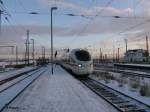 411 071-4 erreicht Leipzig HBF mit den ICE 1614/1624 aus Nrnberg.