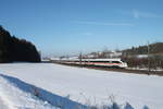 Nachschuss auf 411 030-0  Jena  als ICE 228 Wien - Frankfurt/Main bei Sinsgrün.