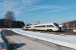 411 006-0  Innsbruck  + 411 080-5  Darmstadt als ICE 91 Hamburg - Wien bei Sinsgrün.