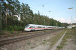 411 063  Ostseebad Binz  als ICE22 Wien - Würzburg bei Ochenbruck.