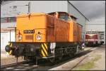 Vom Tradiotionsbahnbetriebswerk Sta�furt kamen 105 992-2 und 118 586-7 zum Fest ins Kombiwerk (10 Jahre Kombiwerk Magdeburg-Rothensee 17.09.2010)