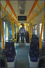 Inneneinrichtung der Pesa Twist f�r MPK Czestochowa auf der InnoTrans 2012 in Berlin