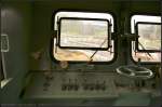 Blick in den linken Teil des F�hrerstands von DR 80-50-979 6232-0, Schneepflug Meiningen, SPM 615, der am 15.09.2013 bei den Bahnaktionstagen des F�rderverein Berlin-Anhaltische Eisenbahn e.V.