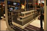 Auch der kanadische Hersteller Bombardier war wieder mit einem gro�en Stand auf der InnoTrans 2014 vertreten.