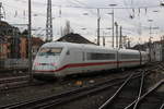 Bevor es am Abend des 11.01.2020 von Hannover zurück nach Rostock ging war noch Zeit für ein ICE 2 Vollzug gen NRW.