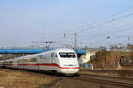ICE 401 089-8 am 25.03.2022 in Tostedt.