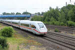 ICE Tz 9480 kommt aus Hamburg angerauscht. Tostedt, 29.06.2023.