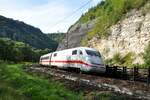 401 066-6 ICE 1 auf der Geislinger Steige am 12.09.2010.