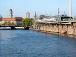 ICE 1 bei der Jannowitzbrücke in Berlin am 23.10.2019.