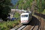 ICE 1 auf der Geislinger Steige am 11.09.2010.