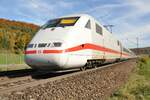 ICE 1 401 006-2 in Amstetten am 19.10.2012.