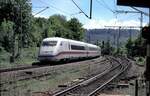 ICE 2 in Geislingen West am 07.05.2002.