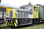 Der Rangiertraktor  Parsifal  von der Dispolok Gesellschaft steht im Bahnpark Augsburg am 25.10.2009.