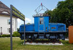 Die Tallokomotive 3 (Adhäsionslok) der Bayerische Zugspitzbahn AG als Denkmal beim Verkehrszentrum des Deutschen Museums in München am 16.06.2018.