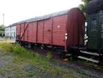 Gedeckter Güterwagen DR 11-38-51 Gms im Eisenbahnmuseum Vienenburg am 19.06.2014.