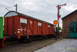 Zweiachsiger gedeckter Güterwagen der Gattung Gbs 254 (Bauart 1/ lang) im und vom Eisenbahn- und Heimatmuseum Erkrath-Hochdahl e.V.