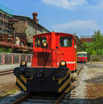 Ex O&K 1, Werkslok Orenstein & Koppel, Werk Dortmund-Dorstfeld, am 05.06.2011 (betriebsfähig) im LWL-Industriemuseum Henrichshütte in Hattingen.