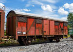 Zweiachsiger gedeckter Güterwagen als DB Bfwg 65 279-2 Bf Siershahn (DB Bahnhofswagen), ehem.