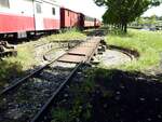 Drehscheibe der WEG Albb�hnle in Amstetten am 10.06.2017.