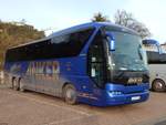 Neoplan Tourliner von Anker aus Deutschland im Stadthafen Sassnitz.