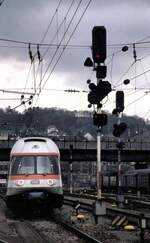 403  Wei�er Hai  als IC in Ulm im April 1980.