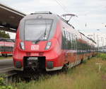 am 10.06.2019 stand der Berliner 442 644 in Warnemünde als Warnemünde-Express 18491 von Warnemünde nach Berlin Hbf(tief)