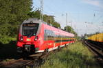 mecklenburg-vorpommern/558374/442-839-als-s1warnemuende-rostockbei-der-einfahrt 442 839 als S1(Warnemünde-Rostock)bei der Einfahrt in Rostock-Bramow.28.05.2017