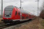 DBpzfa 766.1 als RE 4309(Hamburg-Rostock)bei der Einfahrt im Rostocker Hbf.01.03.2019