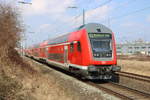 RE 4356(Elsterwerda-Rostock)bei der Einfahrt im Rostocker Hbf.26.03.2021