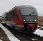 sachsen-anhalt/257301/642-667-9-als-rb-17959-von 642 667-9 als RB 17959 von Stendal nach Rathenow bei der Einfahrt im Bahnhof Schnhausen/Elbe.05.04.2013