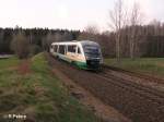 VT15 bei Oberteich auf den Weg nach Regensburg.