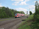 648 304 als RB12 Markt Erlbach bei Fürth Unterfürberg.