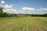 442 605 als RE50 nach Nürnberg bei Pölling. 14.05.24