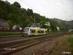 VT013 verlsst bacharach auf dem Weg nach Mainz.