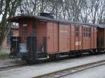 Rugensche Baderbahn/187952/der-traditionswagen-nr28-ist-der-gepaeckwagen Der Traditionswagen Nr.28 ist der Gepckwagen vom Traditionszug.Am 30.Mrz 2012 stand dieser in Putbus.