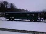 ein Neuer Wagen Kam Dieses Jahr Bei der RBB Dazu / Dieser Fahrradwagen Ist Lnger Als Die Anderen Fahrradwagen Der RBB / Abgestellt aufm Lauterbacher Gleis In Putbus am 11.3.13