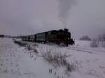 RBB 99 4802-7 Hat Gleich Den Endbahnhof Putbus LB Erreicht / Hier Kurz Vor Putbus am 11.3.13