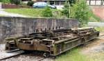 1000 mm Rollwagen f�r einen Normalspurwagen in Hasselfelde am 20.06.2014.
